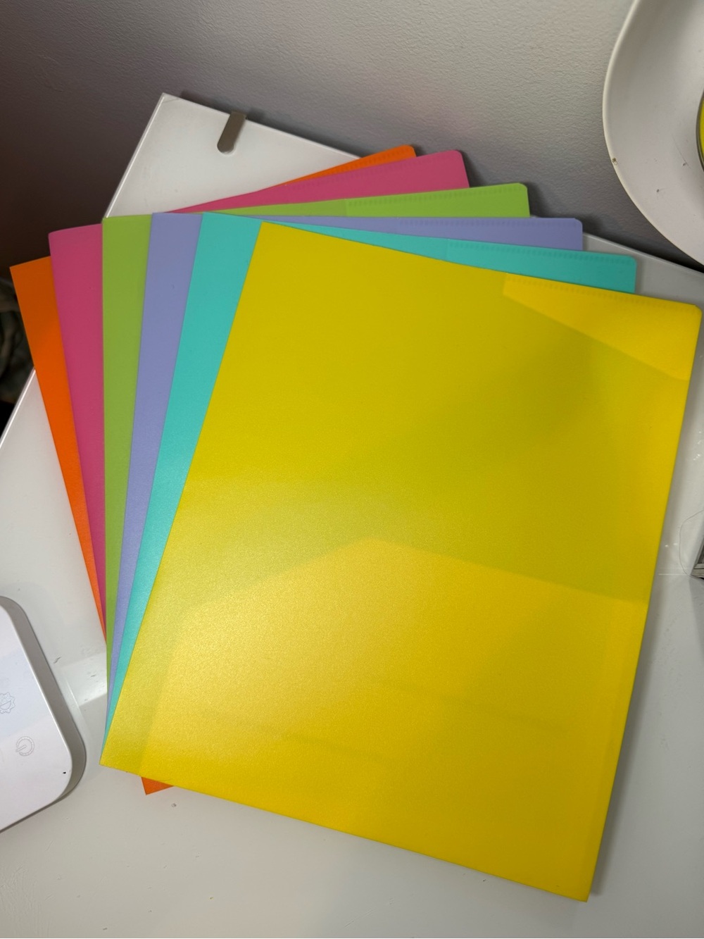 Multicolor Folders with inside pockets - 6